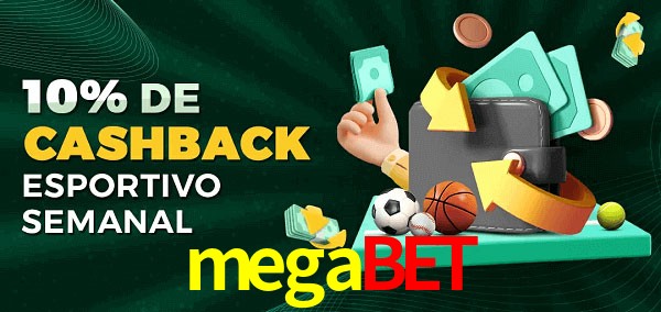 10% de bônus de cashback na megabet